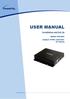 USER MANUAL. Installation and Set Up. Model: IP8100C. Compact IP-PBX extensions 197 System.