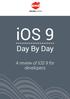ios 9 Day by Day Also by shinobicontrols This version was published Scott Logic Ltd