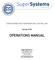 ATMOSPHERE AND TEMPERATURE CONTROLLER. Series 9125 OPERATIONS MANUAL