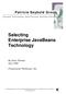 Selecting Enterprise JavaBeans Technology