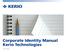 Corporate Identity Manual Kerio Technologies. Version