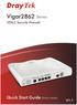 Vigor2862 Series VDSL2 Security Firewall Quick Start Guide (for Wired Model)