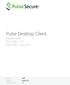 Pulse Desktop Client. Release Notes PDC 9.0R2, 1151 PDC 9.0R2 Linux, R2 August, Release Published Document Version
