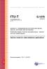 ITU-T G Opinion model for video-telephony applications