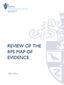 REVIEW OF THE RPS MAP OF EVIDENCE