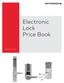 Effective Oct. 15, Electronic Lock Price Book
