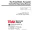 The ProtoTRAK Parasolid Converter Operating Manual