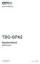 Eval Kit Manual. DN[Document ID] TDC-GPX2. Standard Board GPX2-EVA-KIT. ams Eval Kit Manual Page 1