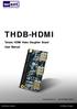 Terasic THDB-SUM THDB-HDMI. Terasic HDMI Video Daughter Board User Manual