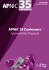 APNIC 35 Conference Sponsorship Proposal