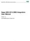 Sage UBS 2015 DMS Integration User Manual