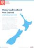 Measuring Broadband New Zealand
