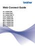 Web Connect Guide HL-L9200CDW HL-L9200CDWT HL-L9300CDWTT DCP-L8400CDN DCP-L8450CDW MFC-L8600CDW MFC-L8650CDW MFC-L8850CDW MFC-L9550CDW