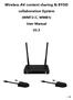 Wireless AV content sharing & BYOD collaboration System (WMT2-C, WMB1) User Manual V2.3