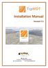 Installation Manual. Version 7.5. Aplitop, 2016 C/ Sumatra, 9 E MÁLAGA (SPAIN) web: