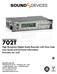 702T. High Resolution Digital Audio Recorder with Time Code User Guide and Technical Information firmware rev. 2.67