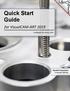 Quick Start Guide. for VisualCAM-ART Published: December MecSoft Corpotation