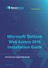 Microsoft Outlook Web Access 2016 Installation Guide
