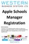 Apple Schools Manager Registration Brief introduction