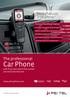 Car Phone. The professional. More than just a car phone. with first-class hands-free system and exclusive features.