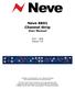 Neve 8801 Channel Strip User Manual