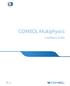 COMSOL Multiphysics. Installation Guide