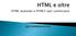 HTML avanzato e HTML5 (per cominciare)