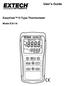 User's Guide. EasyView K-Type Thermometer. Model EA11A