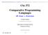CSc 372 Comparative Programming Languages