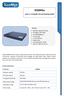 XS50HSx. Layer Gigabit Security Routing Switch. XS50HSx L2+ 10 Gb Security Routing Switch. Features. Backplane capacity