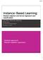 Instance-Based Learning: Nearest neighbor and kernel regression and classificiation