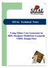 SITAL Technical Notes