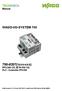 (/xxx-xxx) PFC200 CS 2ETH RS 3G PLC - Controller PFC200 WAGO-I/O-SYSTEM 750. Manual