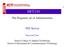 SRT210. The Pragmetic art of Administration. NIS Server. Raymond Chan