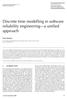Discrete time modelling in software reliability engineering a unified approach
