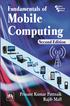 Fundamentals of. Mobile Computing. Second Edition. Prasant Kumar Pattnaik Rajib Mall