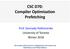 CSC D70: Compiler Optimization Prefetching