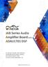 JAB Series Audio Amplifier Board ADAU1701 DSP. with
