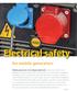 Electrical safety. for mobile generators