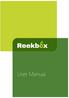 REEKBOX.com Thank you for choosing Shenzhen Sundeu Technology Please read the user manual carefully before using the product for any purpose