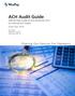 ACH Audit Guide Step-by-Step Guidance and Interactive Form For Internal ACH Audits Audit Year 2016