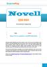 Novell edirectory Design Exam.