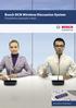 Bosch DCN Wireless Discussion System Anywhere people meet...
