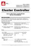 Cluster Controller. Impro (CCM) Cluster Controller Module INSTALLATION MANUAL
