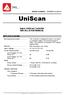 UniScan. Impro UniScan Controller INSTALLATION MANUAL
