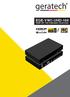EGE-VWC-UHD-104 HDMI 4K 1X4 Videowall Controller
