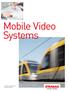 Mobile Video Systems. STRABAG Infrastructure & Safety Solutions