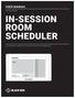 IN-SESSION ROOM SCHEDULER