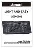 LIGHT AND EASY LED User Guide Please read these instructions carefully before use