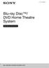 Blu-ray Disc / DVD Home Theatre System